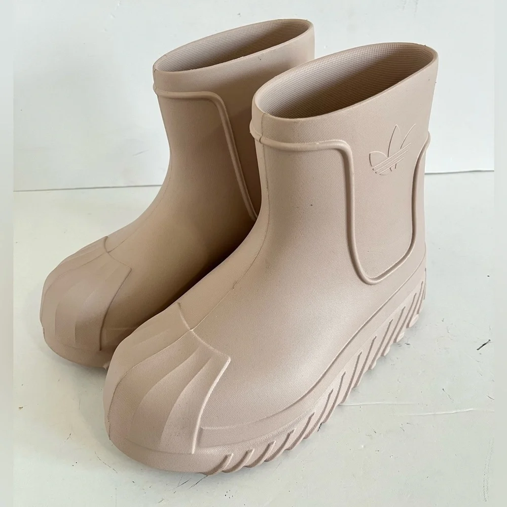 Adidas ADIFOM SUPERSTAR Rain Boot Wonder Taupe Size 5.5